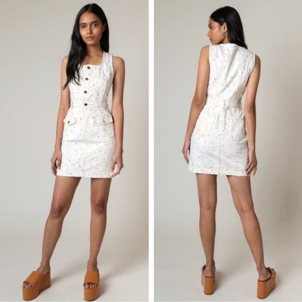 Rachel Antonoff Josh Dress Neapolitan Splatter Size 6